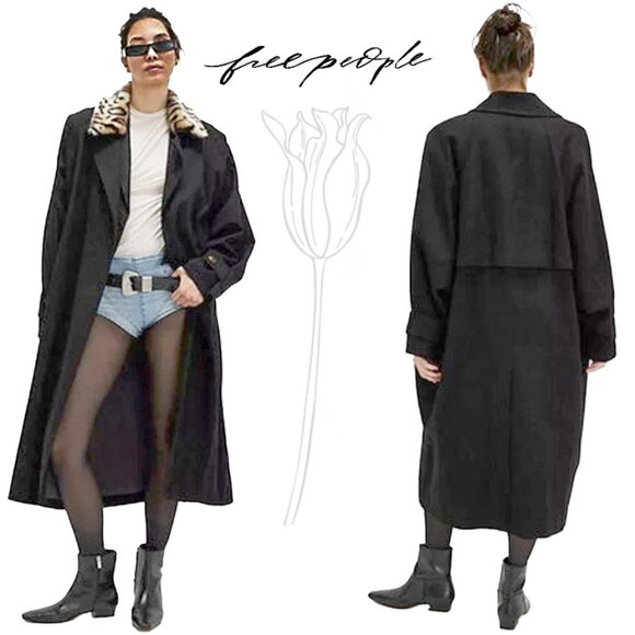 We The Free People NEED IT Trench Coat - Picture 1 of 15